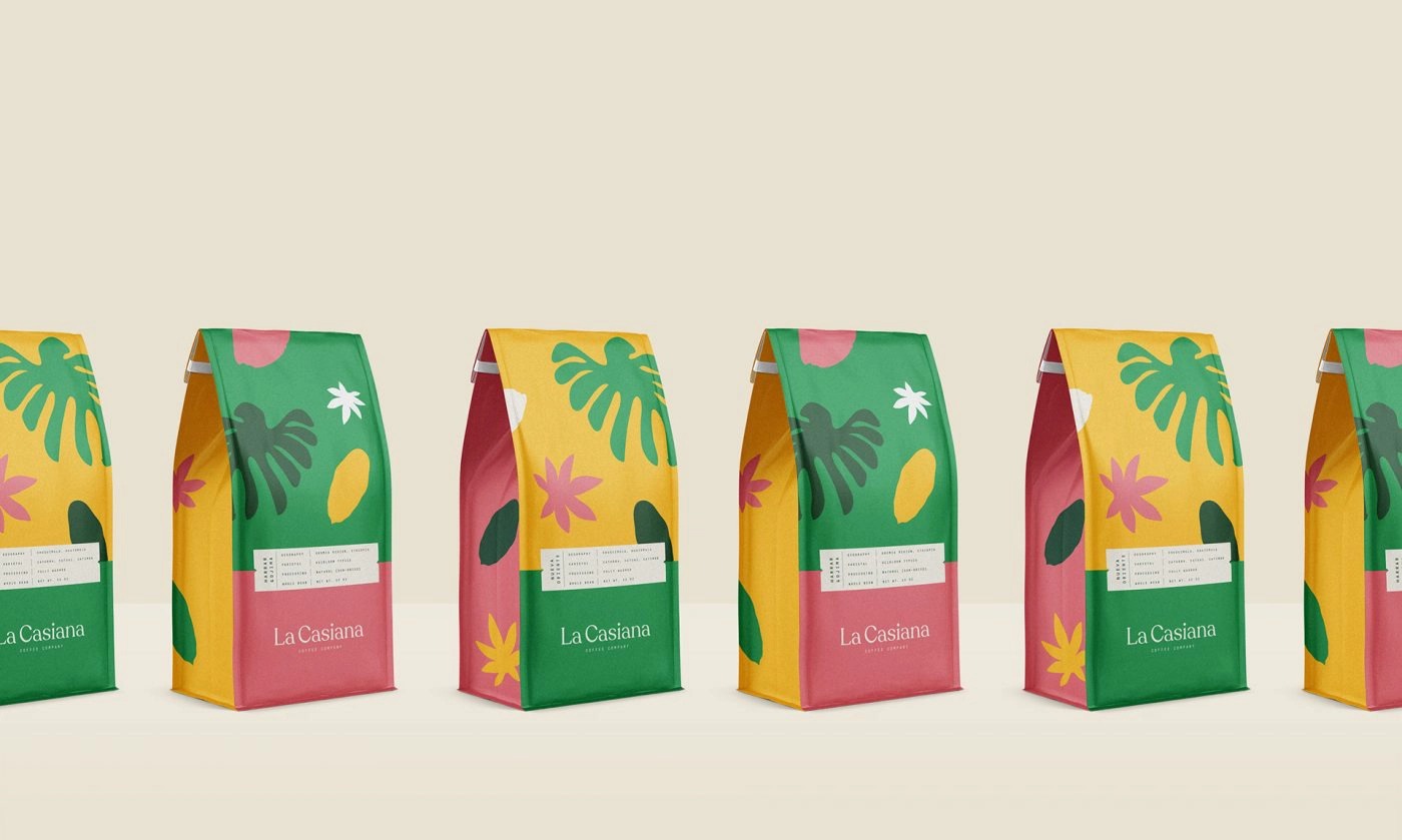 printed coffee bags