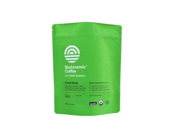 good quality Customizable Compostable 12 oz Coffee Bags Packaging wholesale