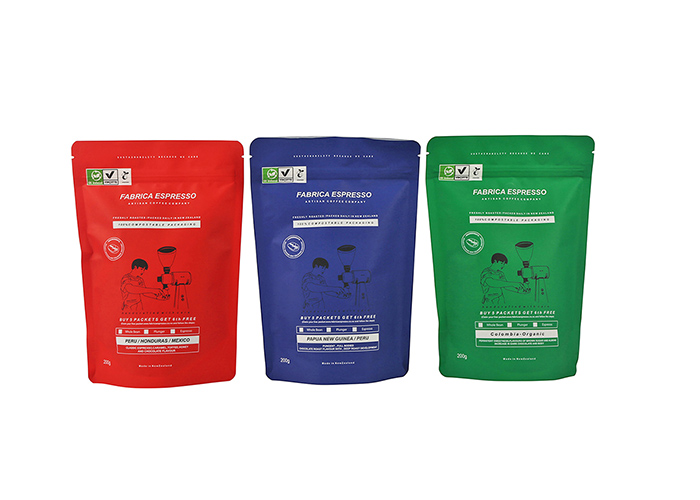 Custom 12 oz Stand Up Pouch Coffee Bags with Valve Wholesale