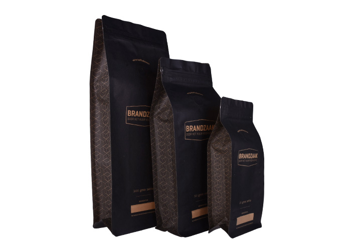 good quality Bio Based Eco Friendly Compostable Coffee Bean Bags Stand Up Pouches With Valve wholesale