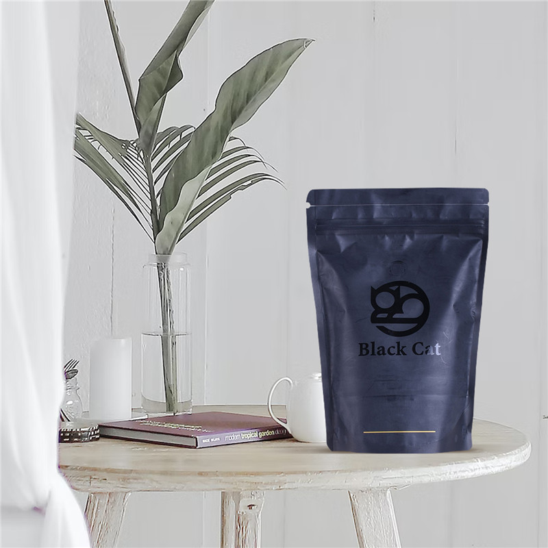 good quality Perfect Service Heat Seal Resealable Ziplock Compostable Coffee Bags Packaging wholesale