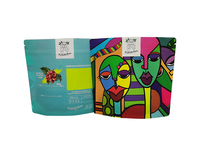 good quality OEM Best Price Kraft Paper Plastic Zipper Coffee Bags wholesale