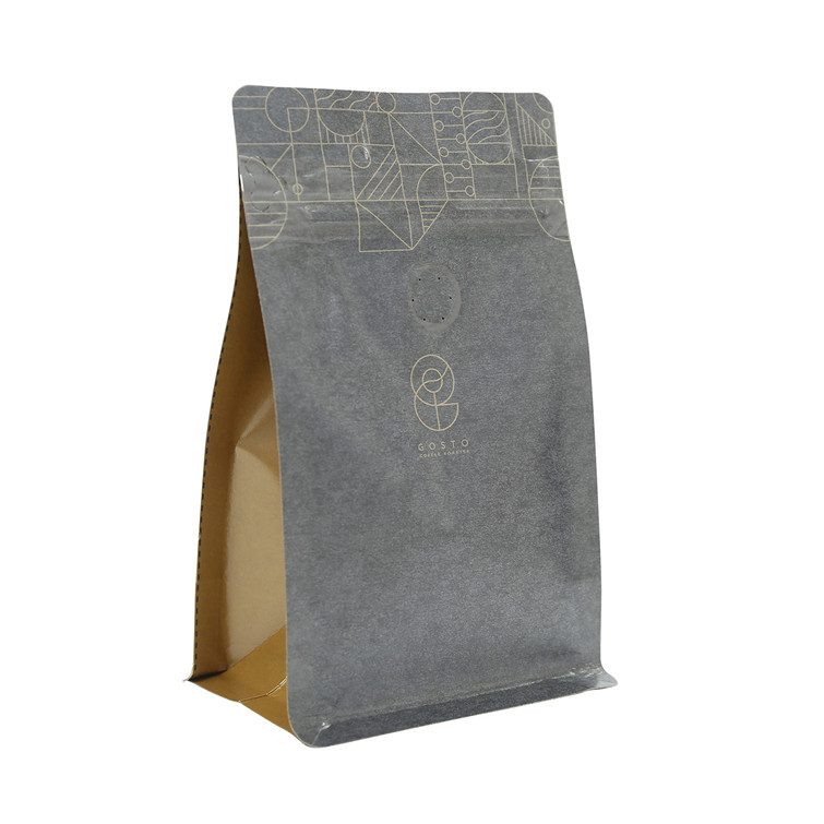 good quality Half Pound Large Bag Of Coffee Beans Cheap Flat Bottom Coffee Bags wholesale