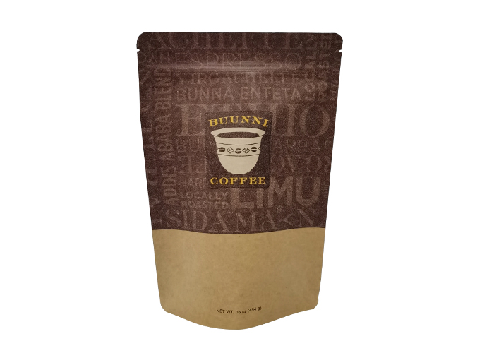 good quality Wholesale Custom Size Kraft Paper Stand Up Pouch Coffee Bag with Valve wholesale