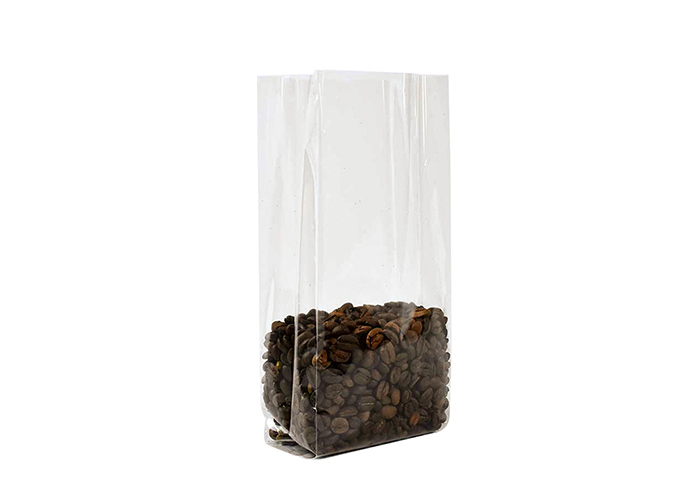 good quality China Manufacturer Clear Flat Bottom Gusset Cellophane Coffee Bags wholesale