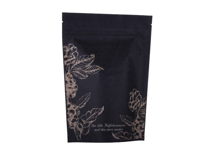 good quality Eco Friendly PLA Plastic Stand Up Ziplock Biodegradable Coffee Pouches wholesale