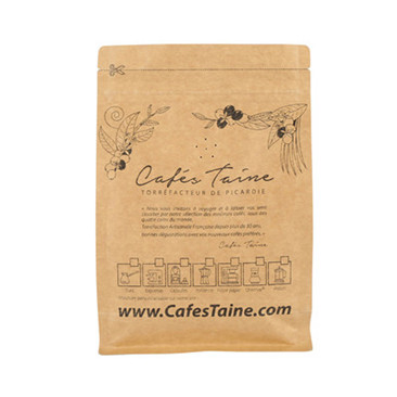 good quality Coffee Packaging Custom Printed Flat Bottom Side Gusset Coffee Bags With Gusset wholesale