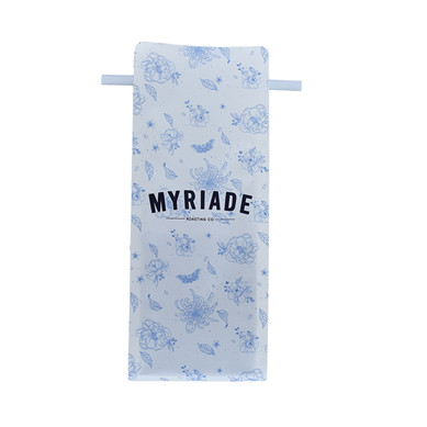 good quality Food Safe Silver Square Bottom Tin Tie Coffee Bags With Zipper wholesale