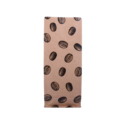 Digital Printed 4 Oz Flat Bottom Coffee Bags With Valve