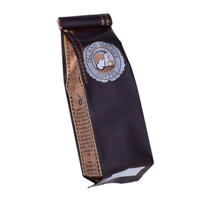 Wholesale Printed 3 Oz White Flat Bottom Coffee Bags