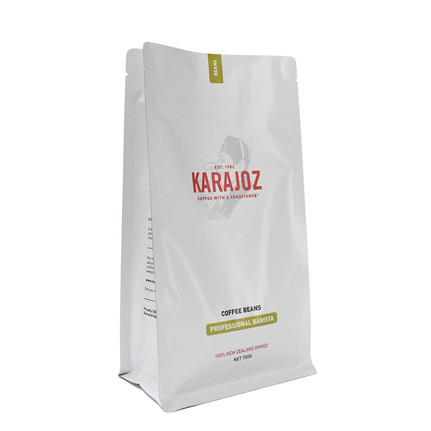 good quality Custom Printing Kraft Paper Foil Coffee Flat Bottom Pouch wholesale