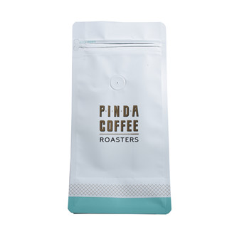 custom Matte White Resealable Custom Printed Coffee Bags With Valve To Keep Coffee Fresh online