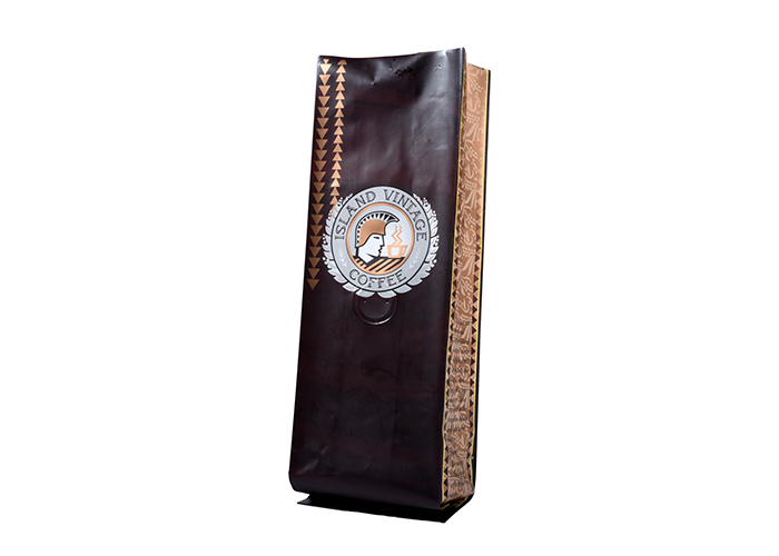 good quality Certificate Zipper Top 12 Ounce Gusset Bottom PLA Biodegradable Coffee Pouches wholesale