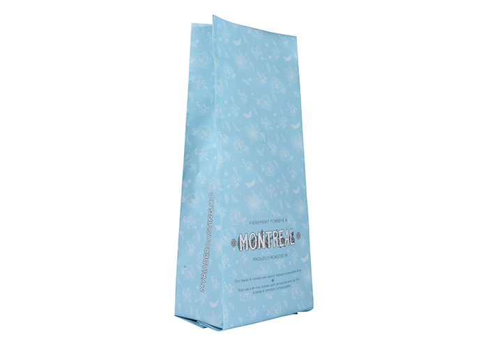 good quality Food Grade Laminated Gusseted Bottom Coffee Pouches Bags with One-way Valve wholesale