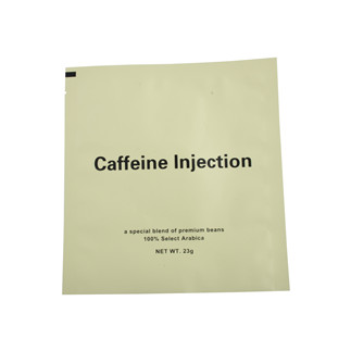 good quality Heat Sealable Compostable Kraft Coffee Bags For Coffee Shops wholesale
