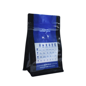 Embossed Logo Side Gusset Durable Mylar Coffee Bags With Card Slot