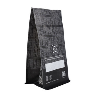 Customized Surface Treated Kraft Paper Lined Coffee Bags With Hand Hole