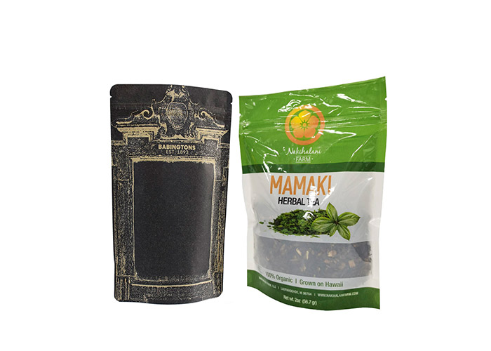 good quality Custom Design Resealable Zipper Best OEM Organic Tea Coffee Plastic Bags wholesale