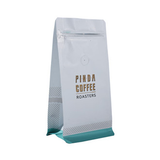 good quality Textured Biodegradable Gusseted Bottom Coffee Bags With Tear Notch wholesale