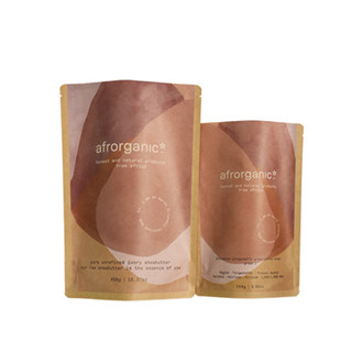 Stand-Up Pouches Biodegradable Coffee Bags With Tin Tie