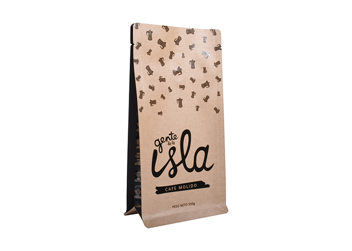 good quality Customized Flat Bottom Recyclable Foil Heat Seal Coffee Bags with Valve wholesale