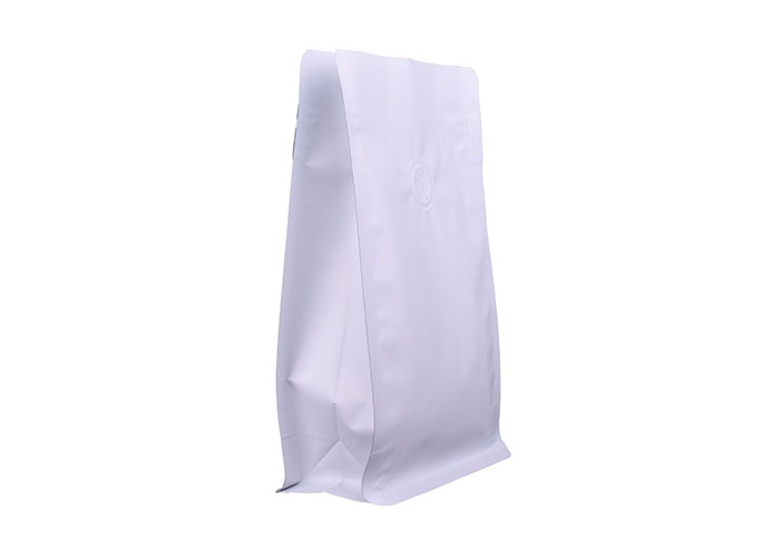 good quality Ready To Ship Stock Kraft Paper White Bags for Coffee wholesale