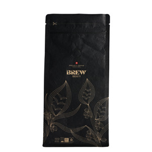 Colored Flat Pouch Kraft Paper Coffee Bags For Single-Serve Pods