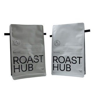Gusseted Heat-Sealable Ziplock Plastic Coffee Bags For Business
