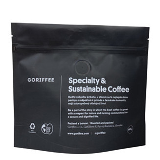 good quality 25Kg 12 Oz Black Digital Printing Food Grade Custom Plastic Paper Bags With Logo wholesale