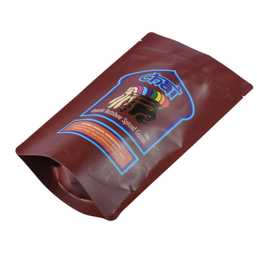 Clear Varnish-Coated Custom Printing Heat-Sealed Coffee Packaging For Aroma Preservation