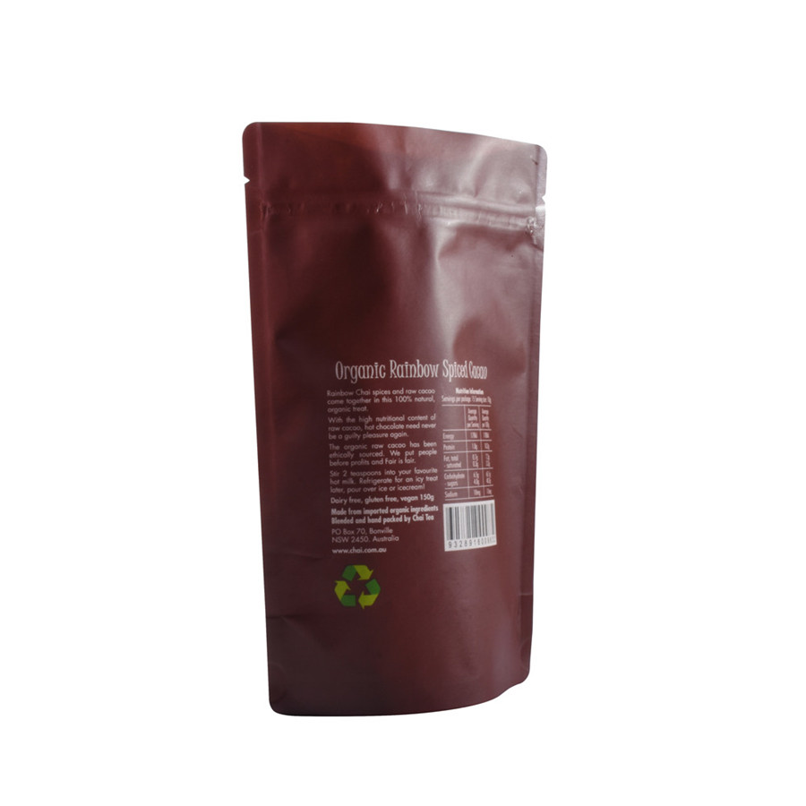 Clear Varnish-Coated Custom Printing Heat-Sealed Coffee Packaging For Aroma Preservation