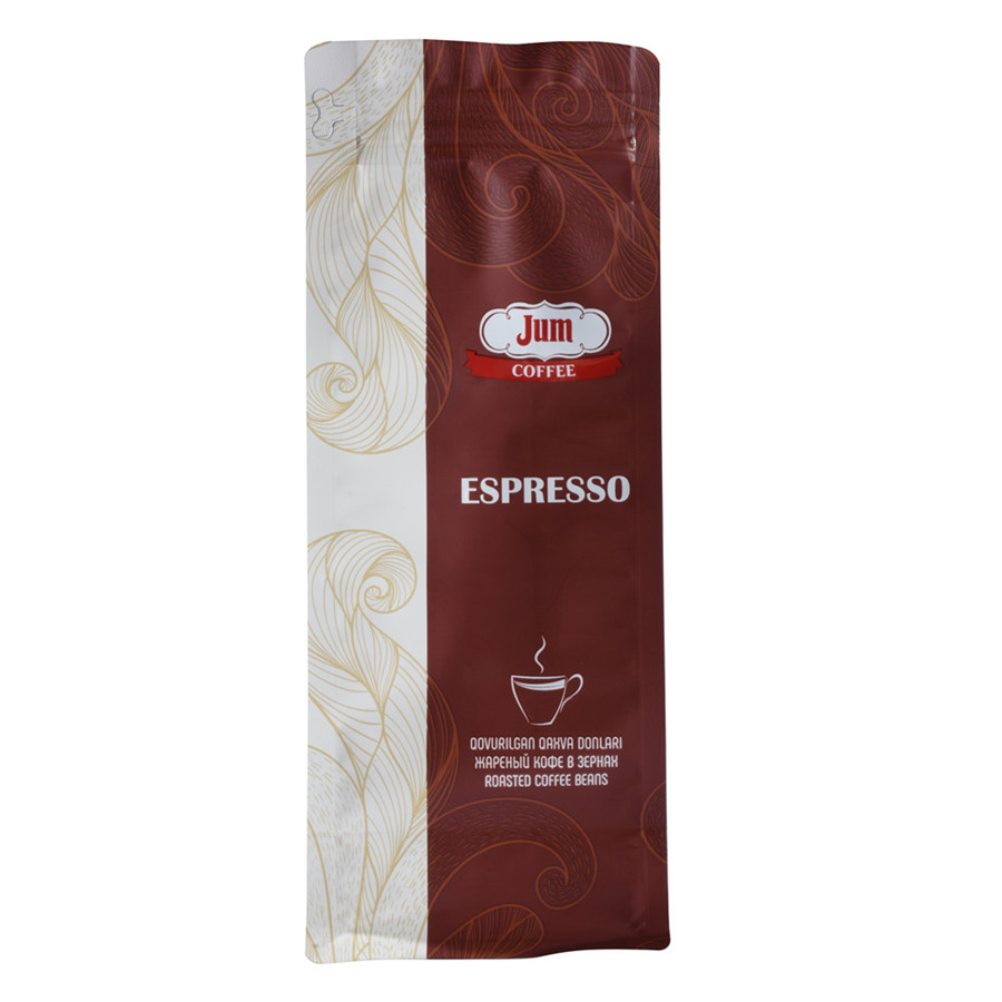 good quality Digital Printed Block Bottom Velcro-Seal 12 Oz Coffee Bags For Sale wholesale