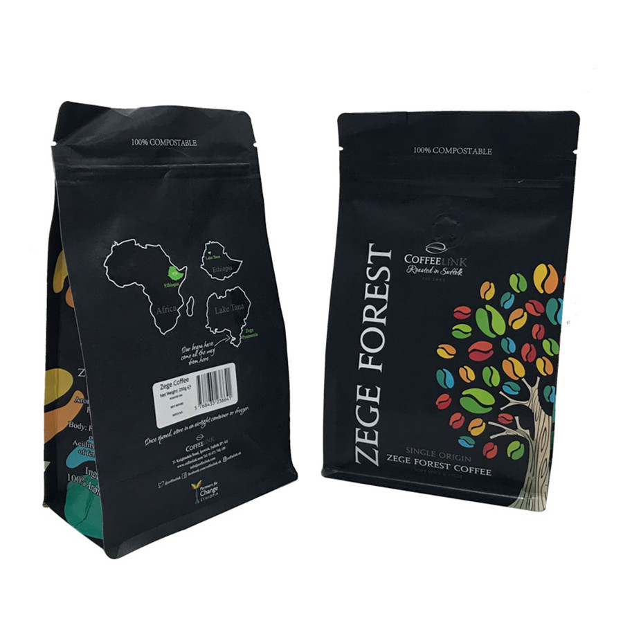 good quality Press-To-Close Reduce Carbon Footprint Biodegradable Coffee Bags wholesale