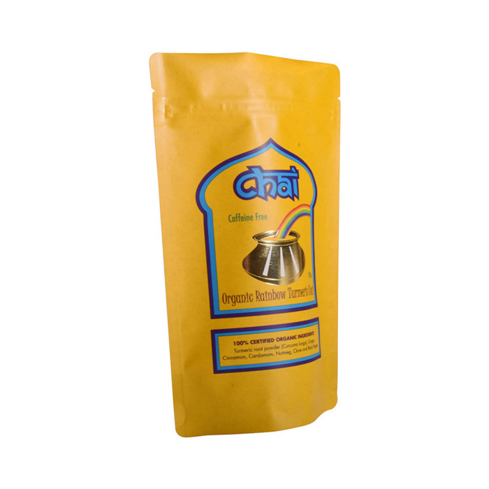 E-Commerce Flexo Printed Pet-Pe Square Green Coffee Bag Pouch