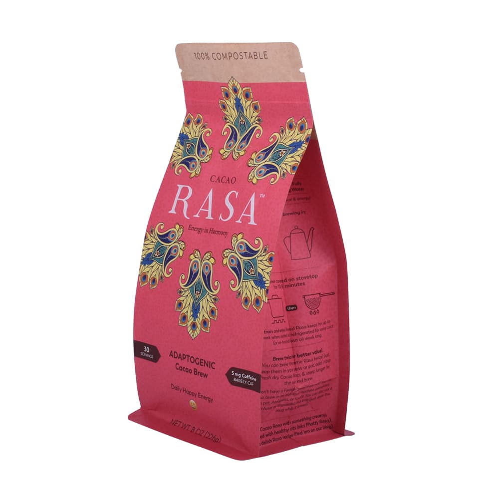 buy High Quality Custom Printed Block Bottom Coffee Bags Wholesale on sales