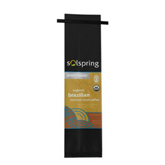 16 oz Matte Black Self Sealing  Mylar Coffee Bags