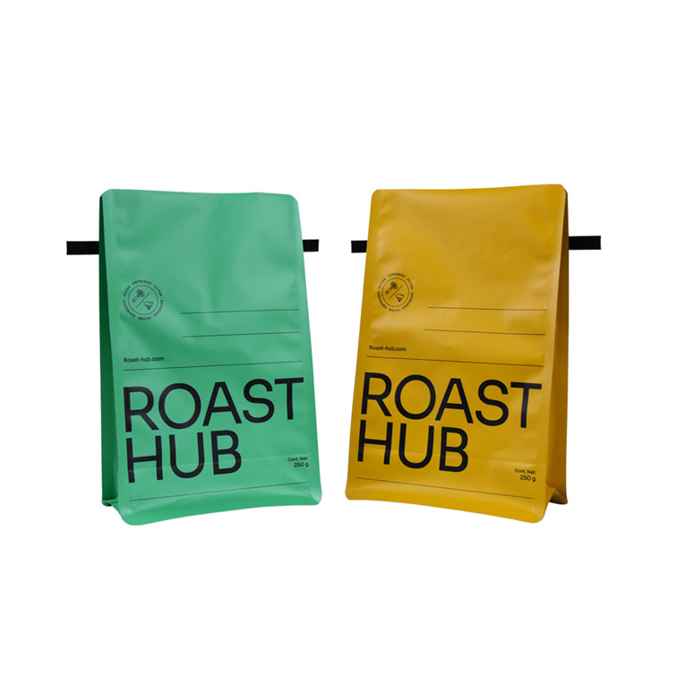 custom Fda Grade Safety Custom 12 Oz Kraft Coffee Bags With Valve Wholesale online