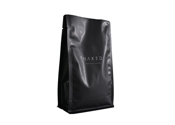good quality Low Carbon Footprint Black Matte finish 5lb Recyclable Coffee Bags with valve wholesale