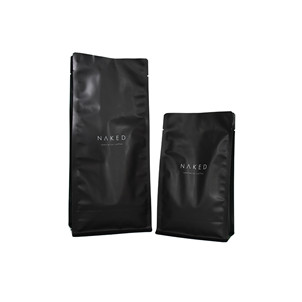 good quality Shaped Stand-Up Windowed Custom Printed  Aluminum Coffee Bags With Foil Barrier wholesale