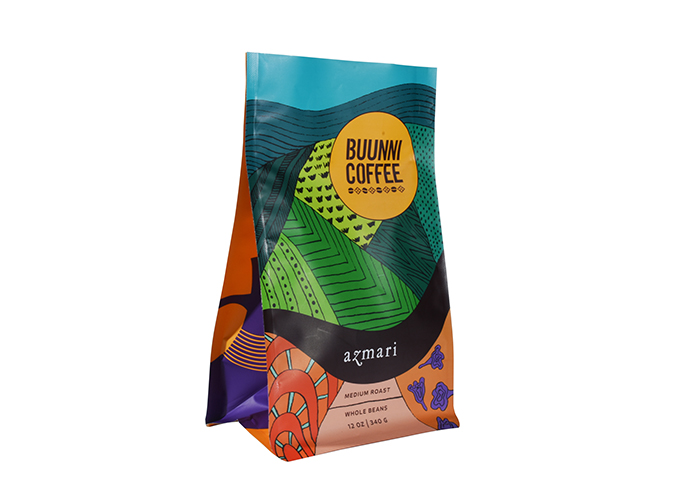 good quality Colored Digital Printed Compostable 12 oz Coffee Bags Wholesale with Valve wholesale