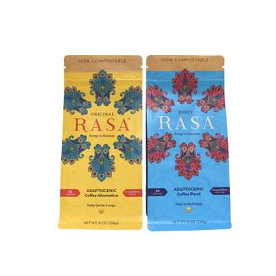 custom Small Batch Organic Kraft Coffee Bags With Gusseted Bottom online