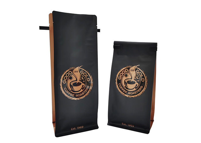 Customizable Flat Bottom Tin Tie Recyclable Foil Mylar Coffee Bags