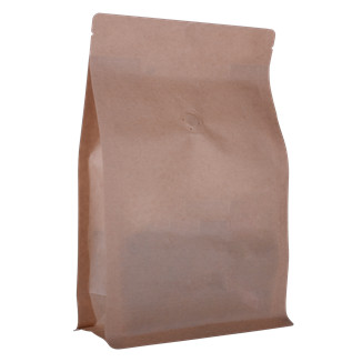 Biodegradable Eco-Friendly Kraft Coffee Bags With Window