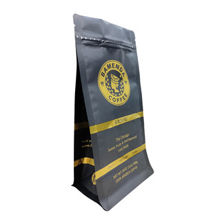 Medium Size Custom Printing And Logo Stand-Up Box Pouch Coffee Bag