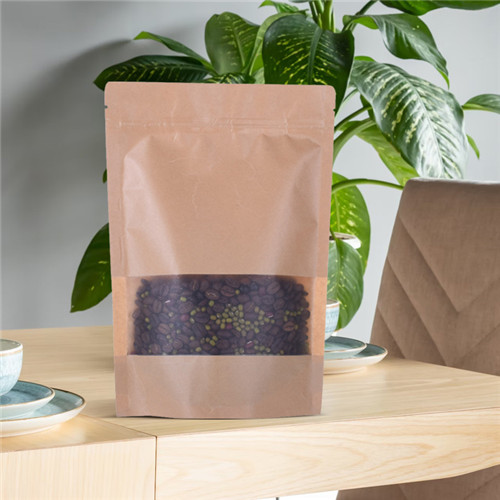 Windowed Small Pouch Coffee Bags