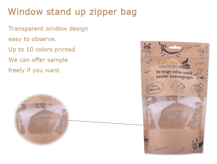 Windowed Small Pouch Coffee Bags