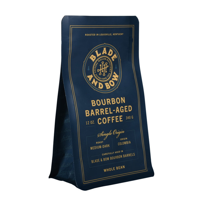12 Oz  Kraft Side Gusset Biodegradable Coffee Bag